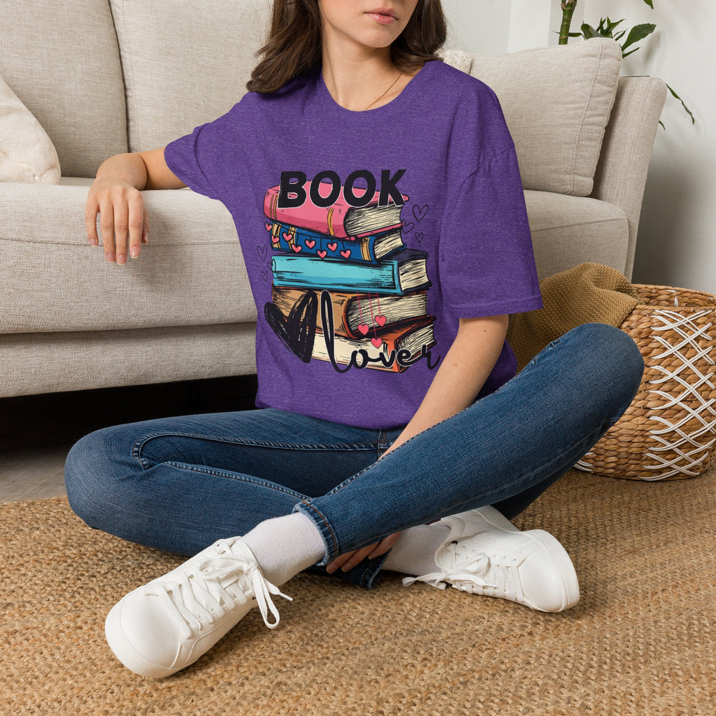 Book Lover Book Stack T-Shirt