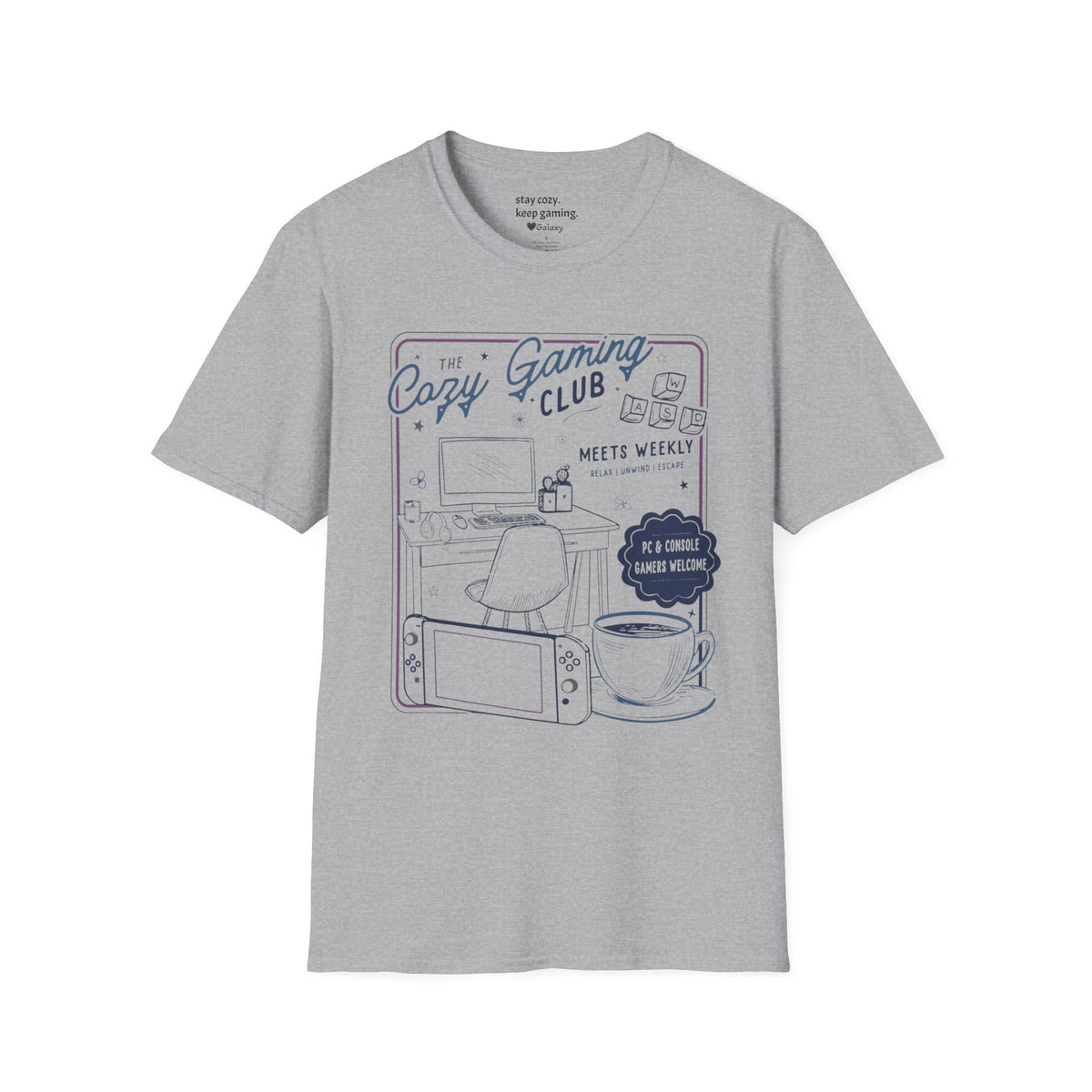 Cozy Gaming Club T-Shirt