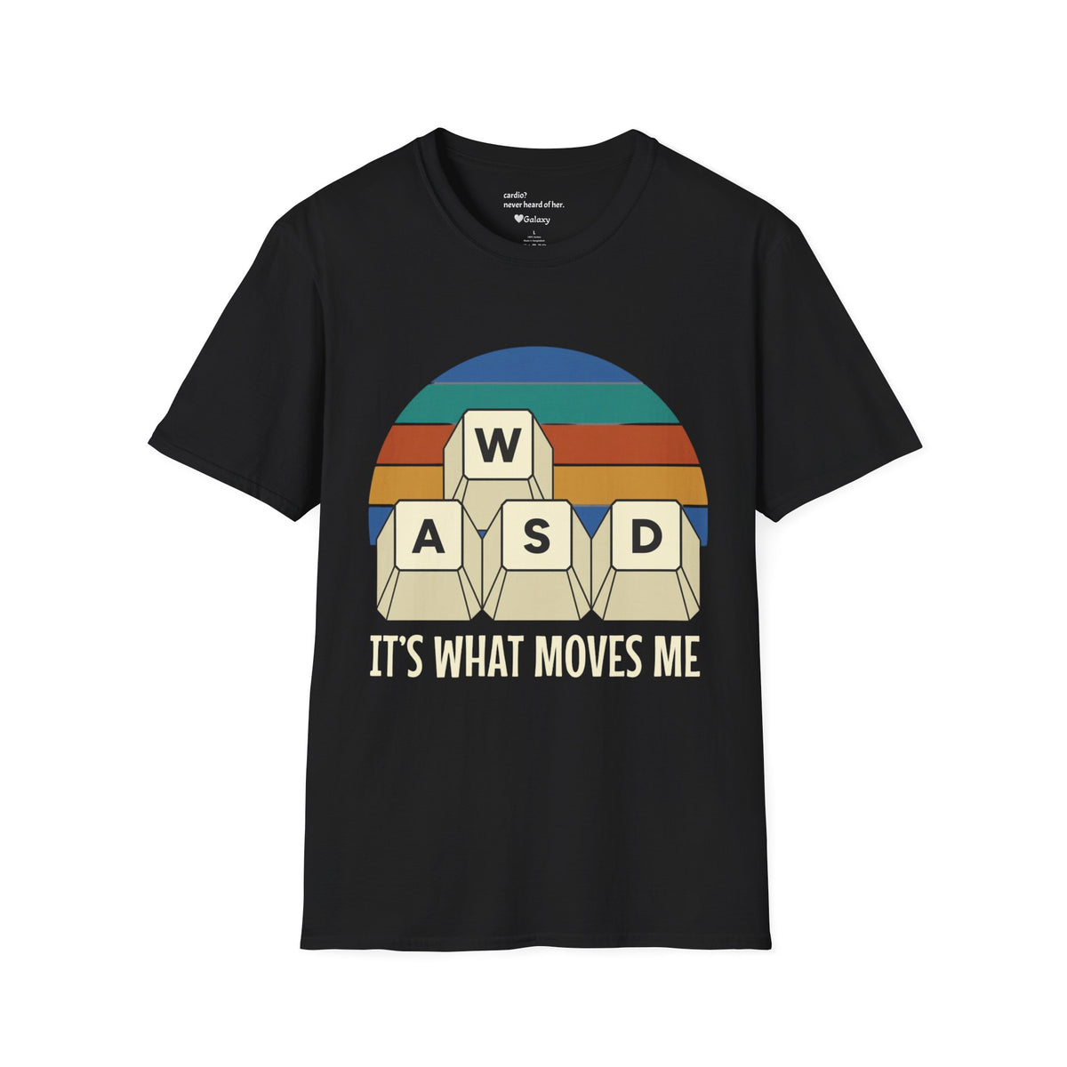 Retro WASD it's what moves me T-Shirt