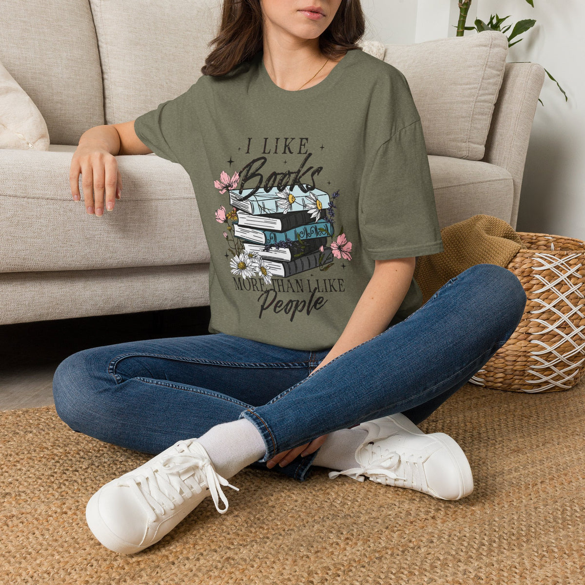 I Like Books More Than I Like People T-shirt