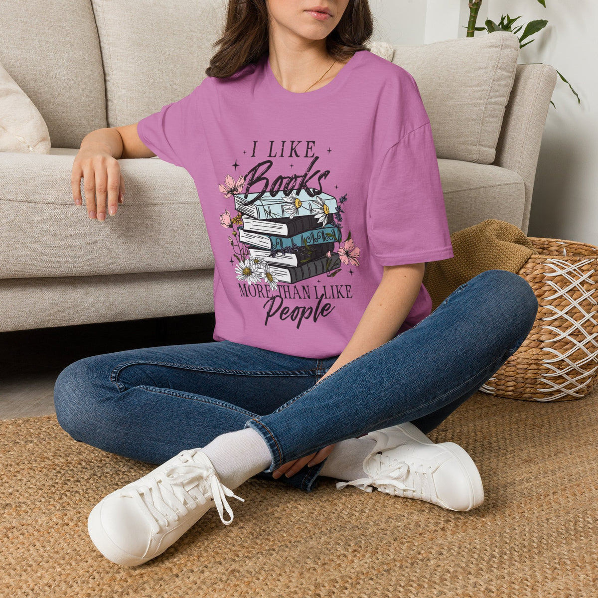 I Like Books More Than I Like People T-shirt