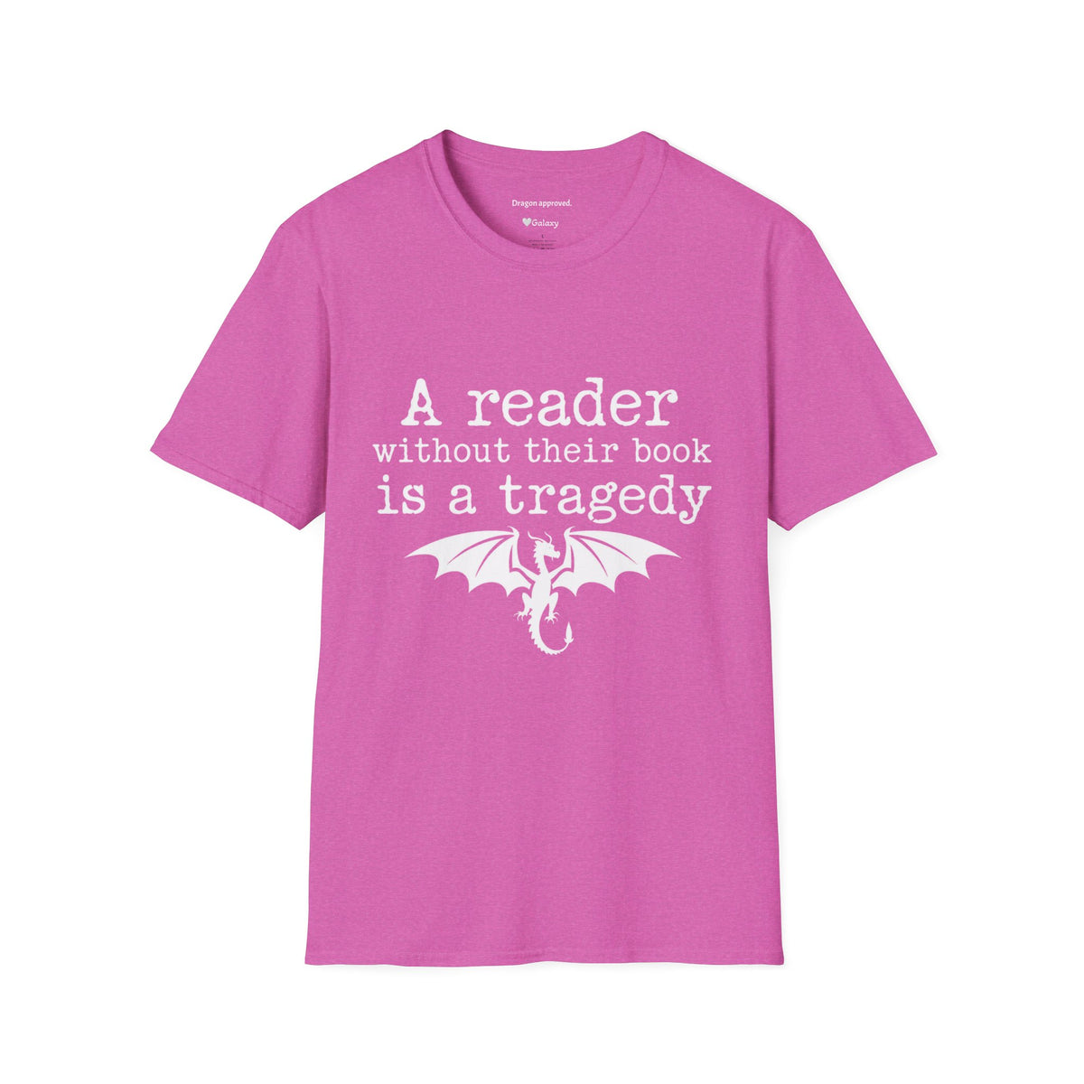 A reader without their book is a tragedy T-Shirt