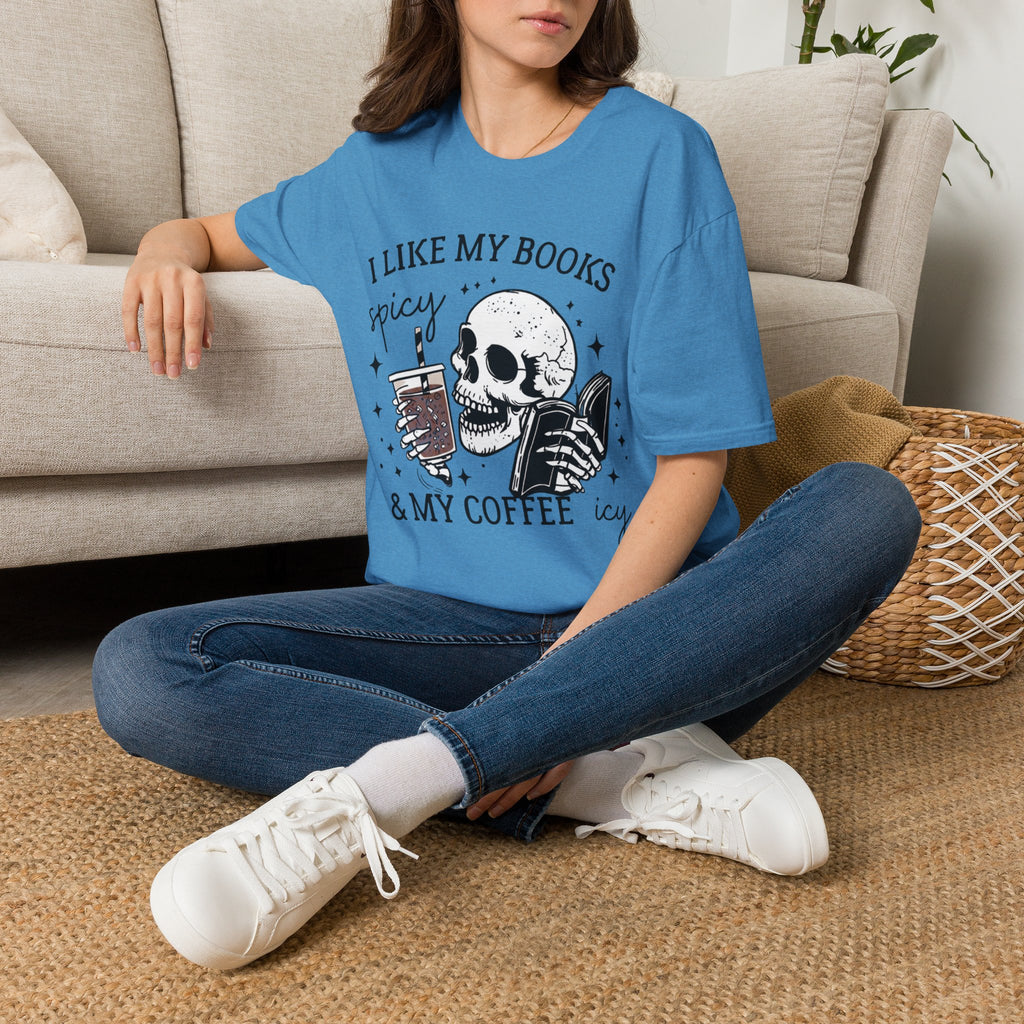 I Like My Books Spicy & My Coffee Icy T-Shirt
