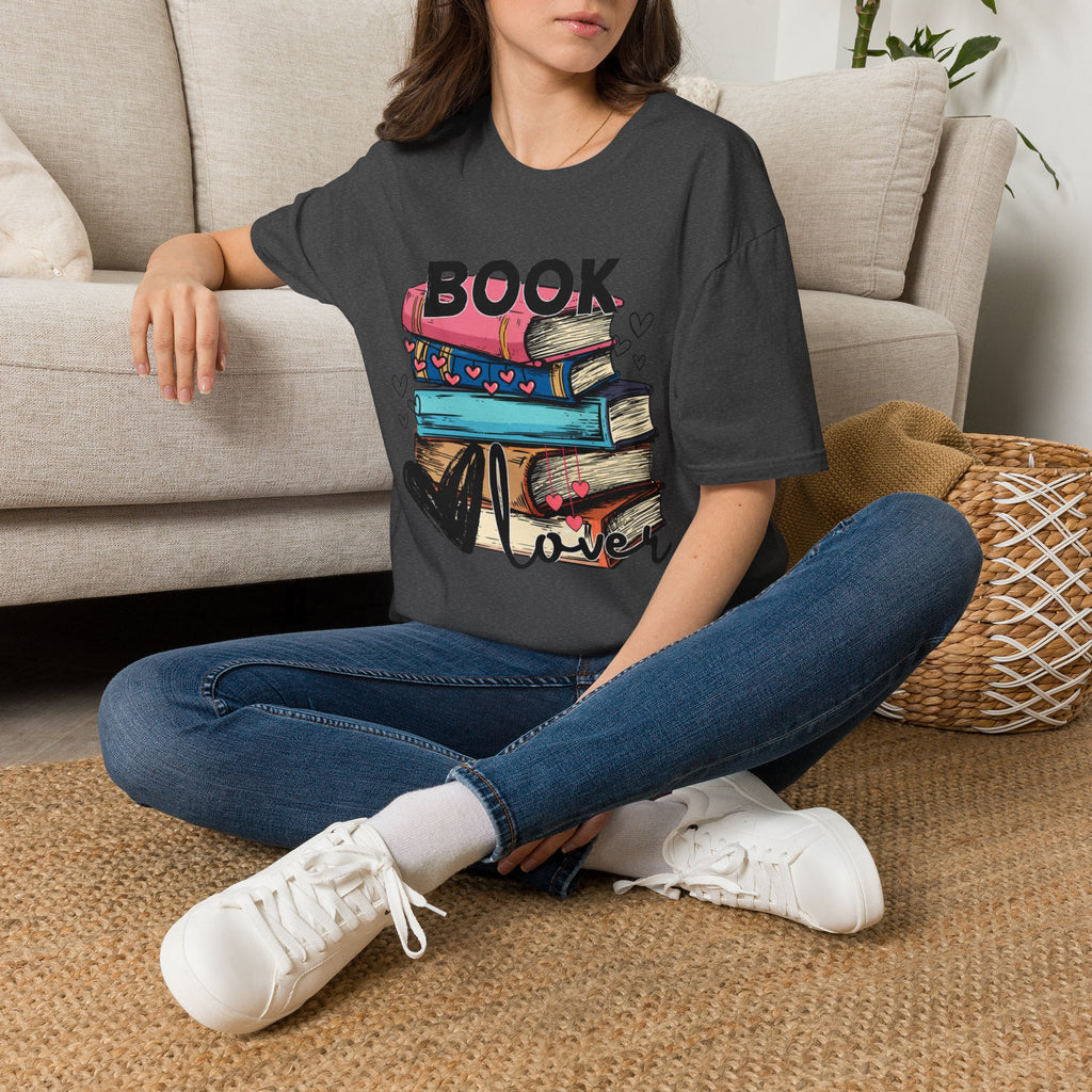 Book Lover Book Stack T-Shirt