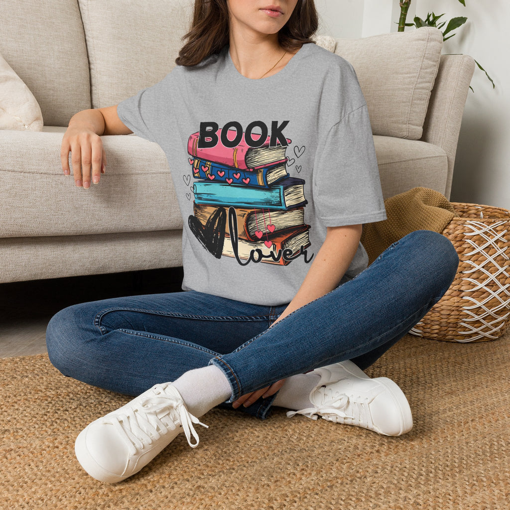 Book Lover Book Stack T-Shirt