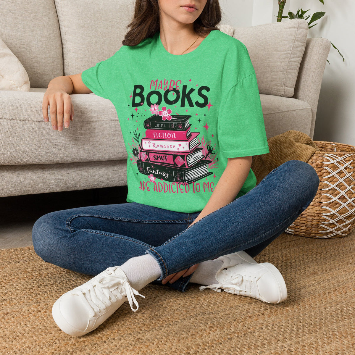 Maybe Books are Addicted to me T-Shirt