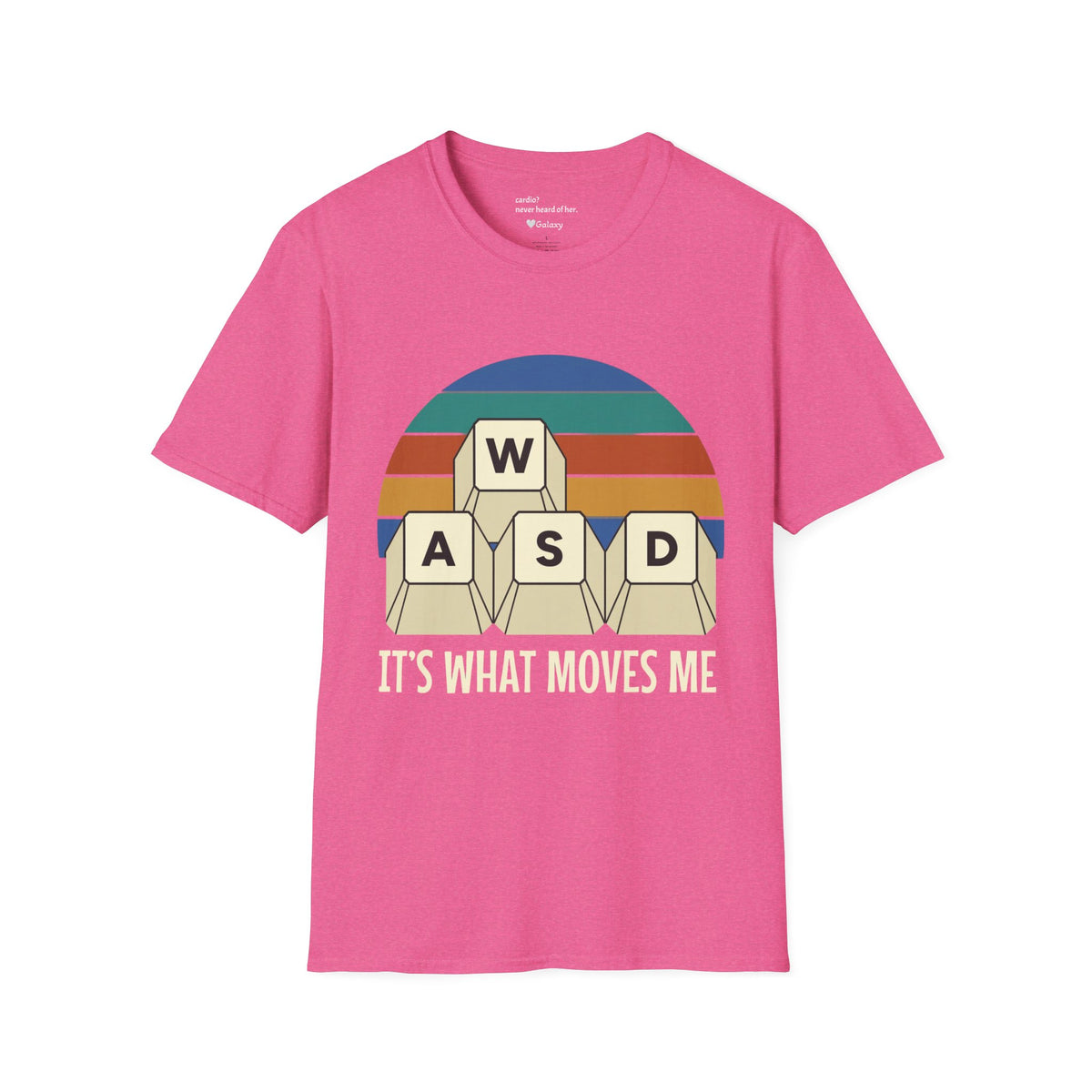 Retro WASD it's what moves me T-Shirt