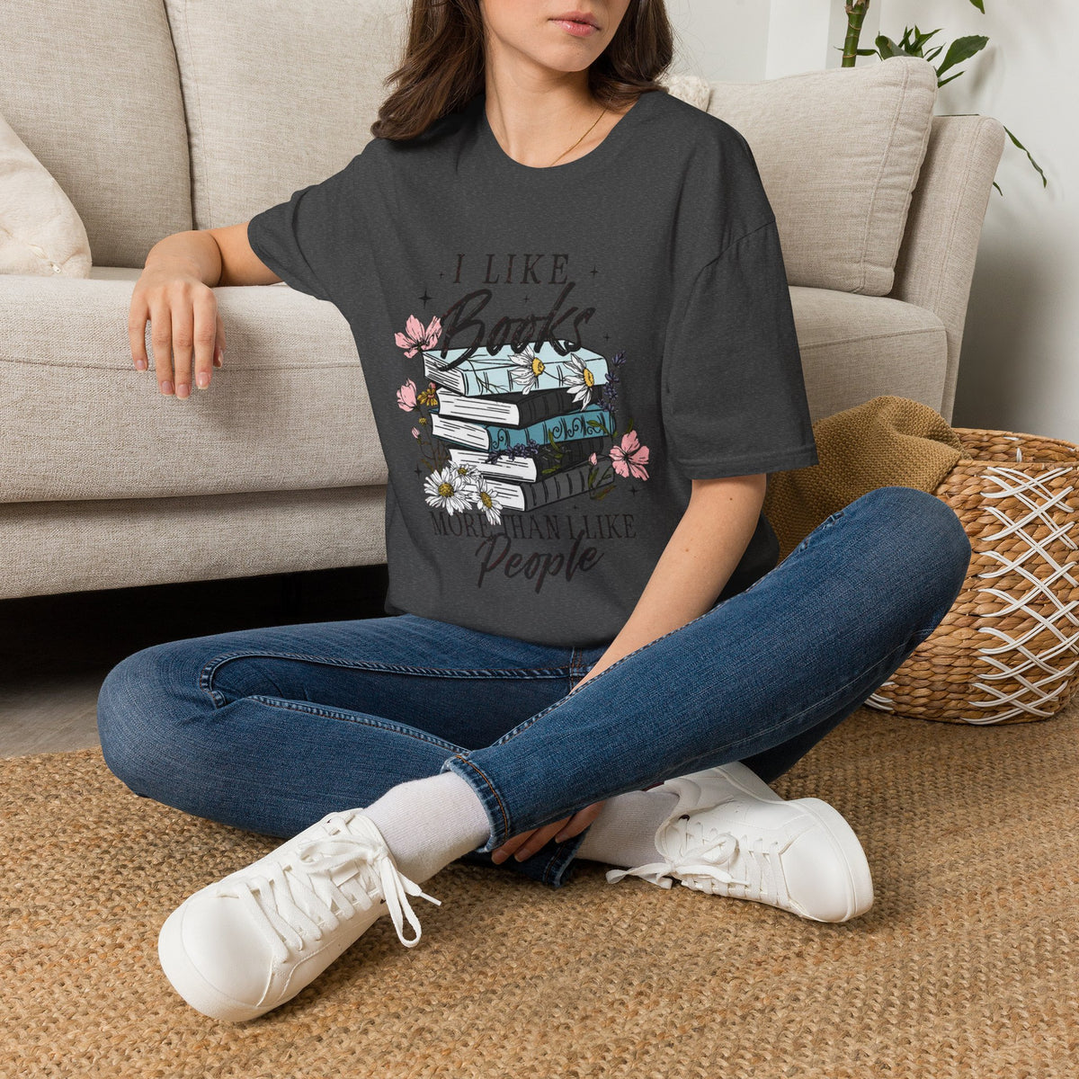 I Like Books More Than I Like People T-shirt
