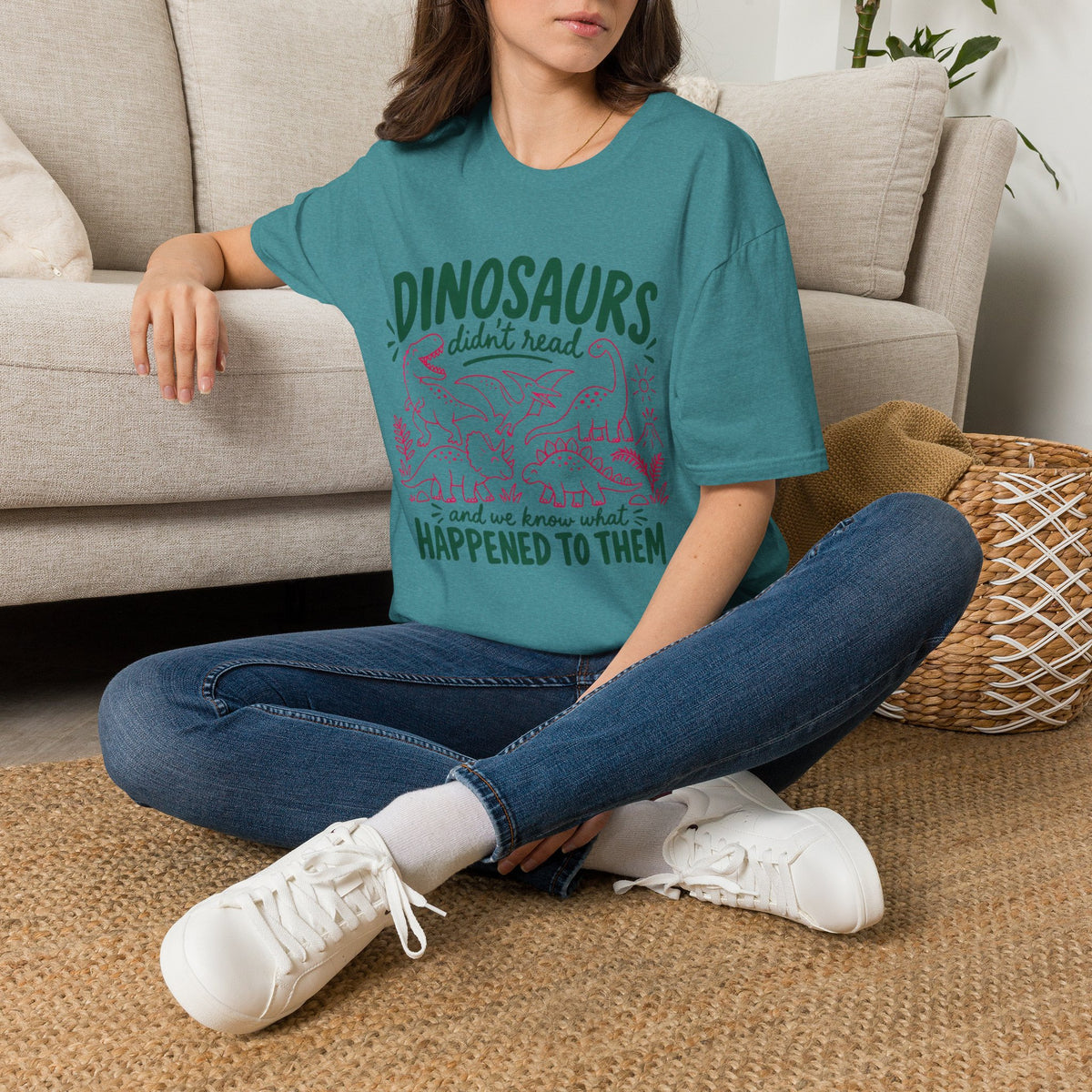 Dinosaurs Didn't Read T-Shirt