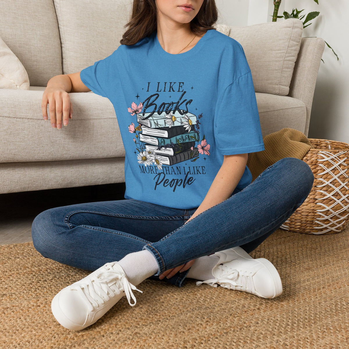 I Like Books More Than I Like People T-shirt