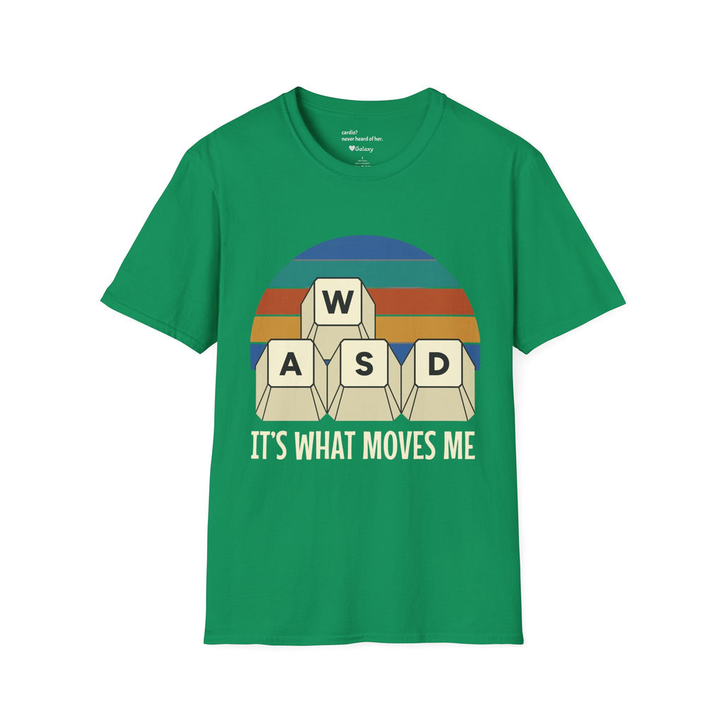 Retro WASD it's what moves me T-Shirt