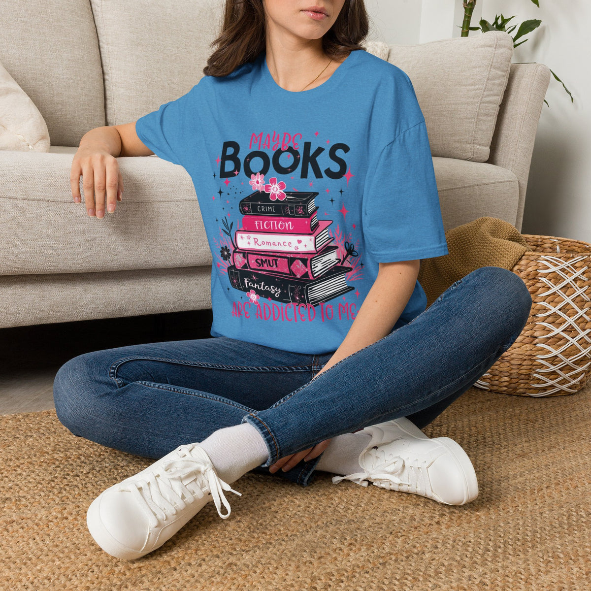 Maybe Books are Addicted to me T-Shirt