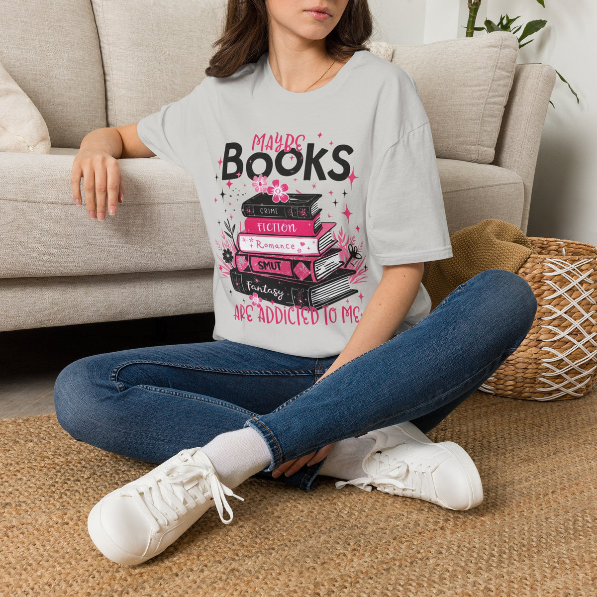 Maybe Books are Addicted to me T-Shirt