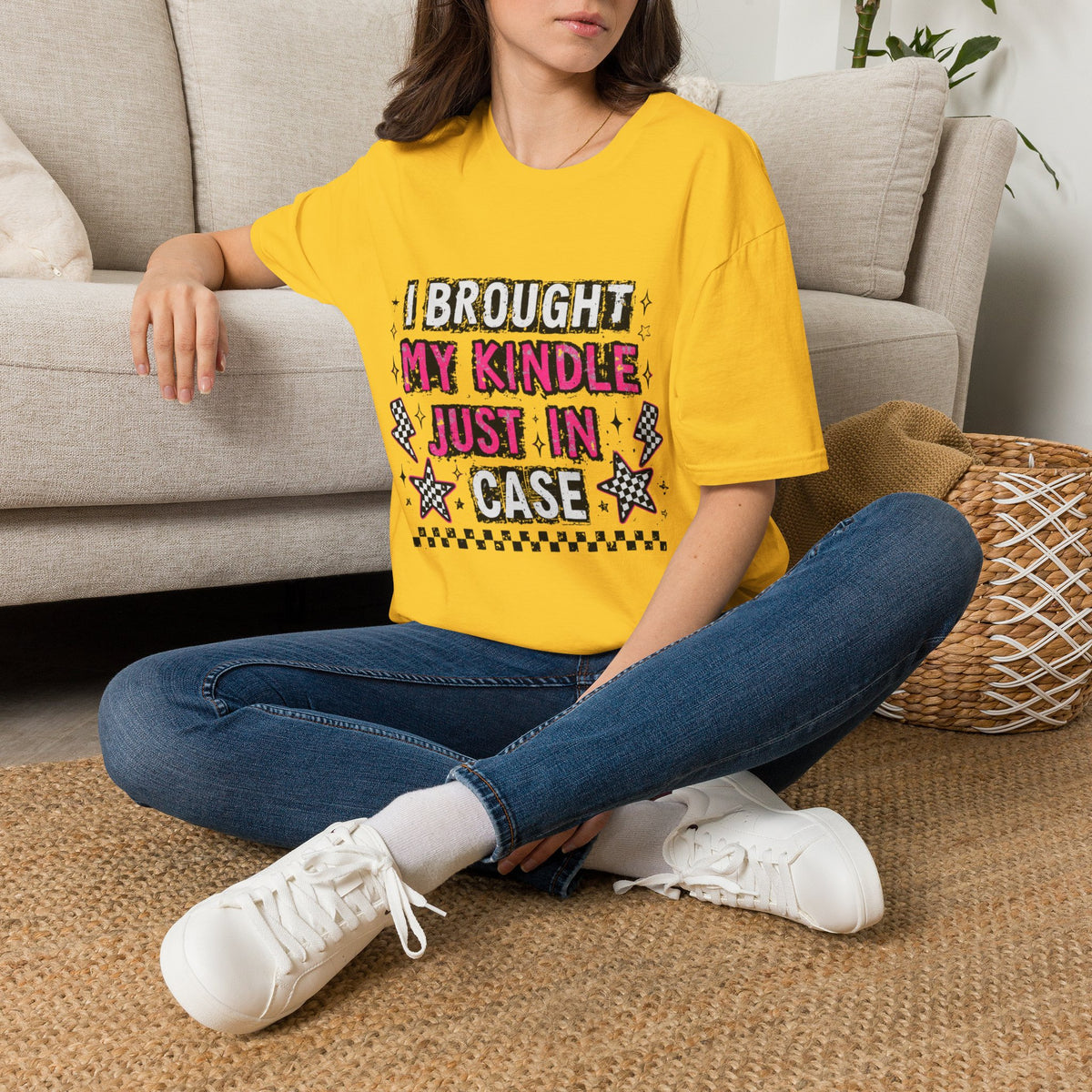 I Brought My Kindle Just In Case T-Shirt