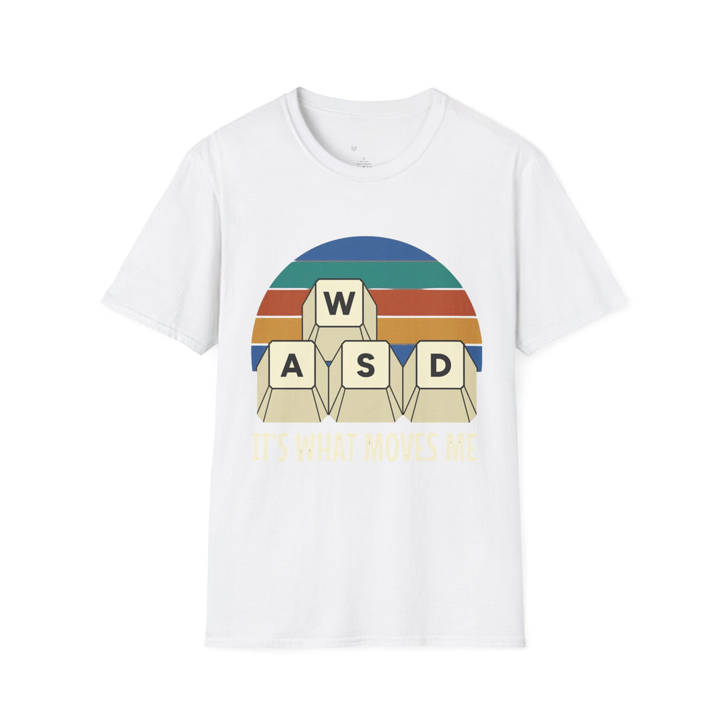 Retro WASD it's what moves me T-Shirt