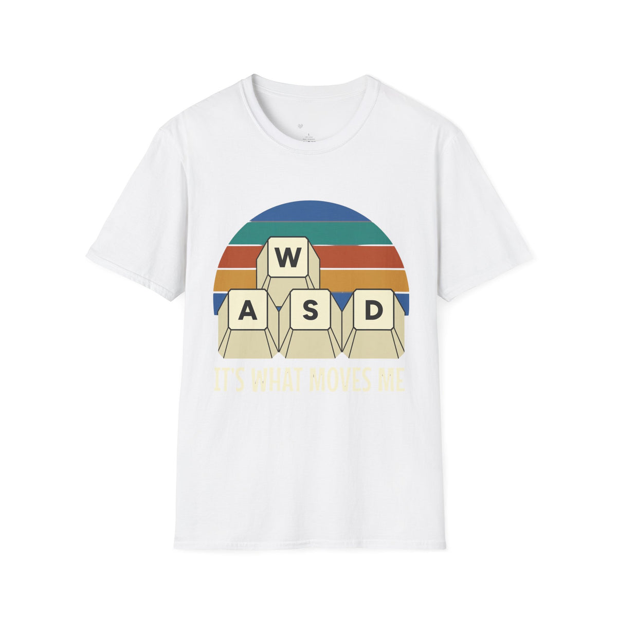 Retro WASD it's what moves me T-Shirt