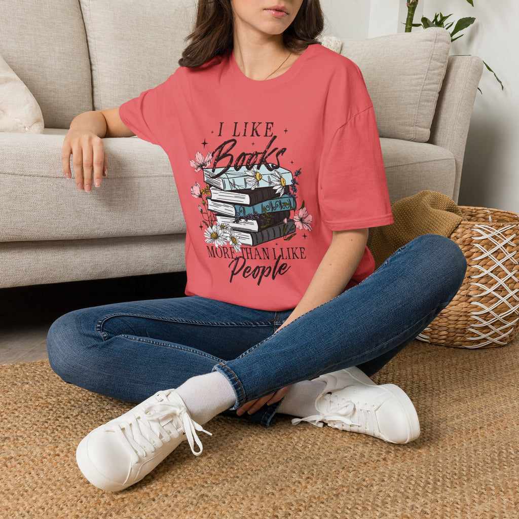 I Like Books More Than I Like People T-shirt