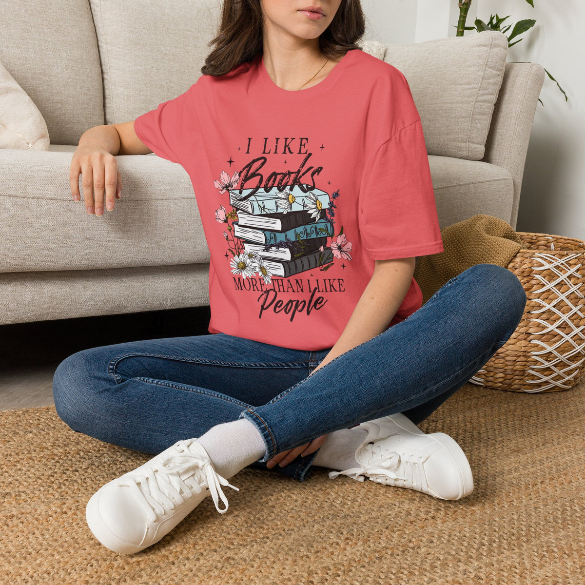 I Like Books More Than I Like People T-shirt
