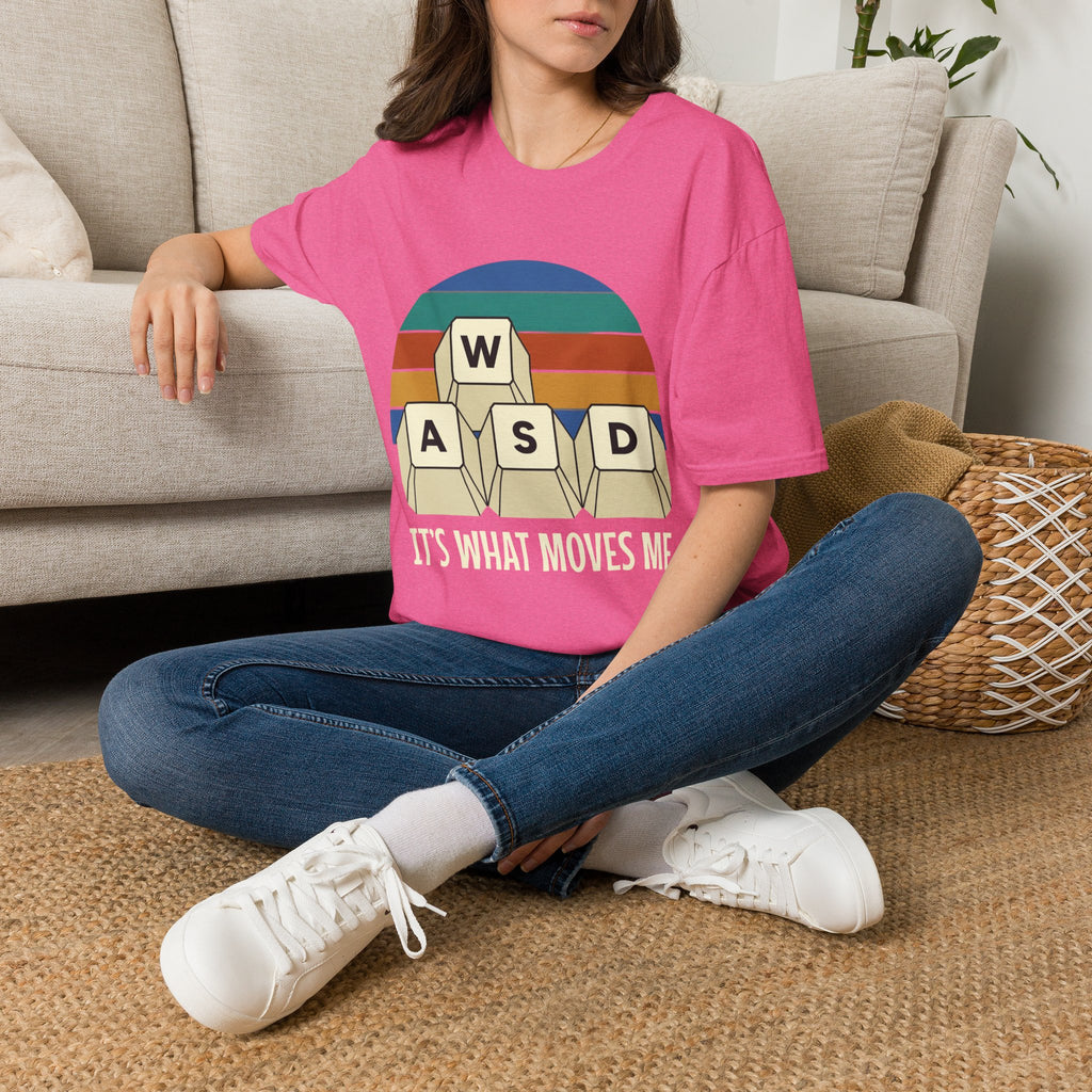 Retro WASD it's what moves me T-Shirt