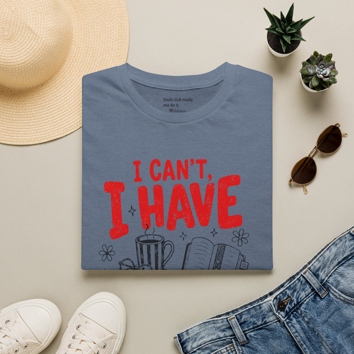 I Can't I Have Book Club T-Shirt