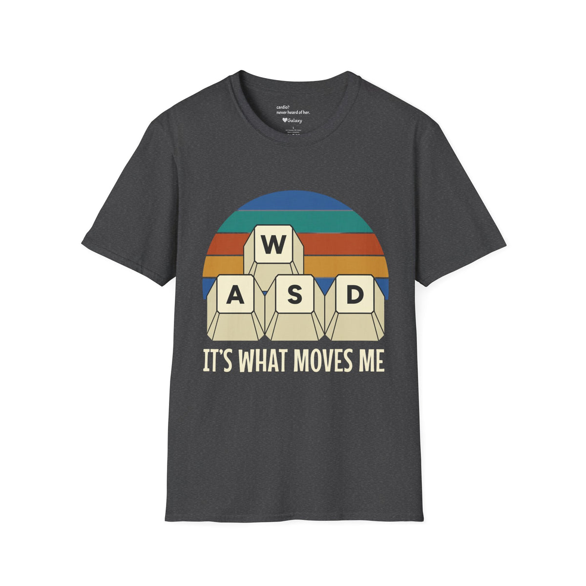 Retro WASD it's what moves me T-Shirt