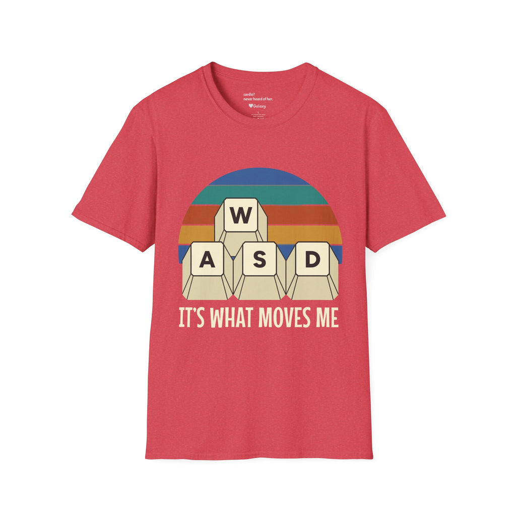 Retro WASD it's what moves me T-Shirt