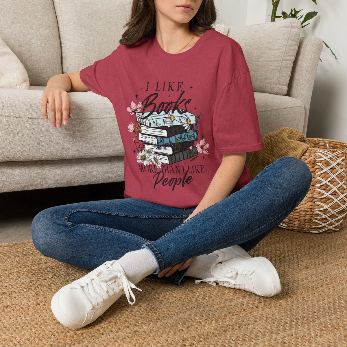 I Like Books More Than I Like People T-shirt