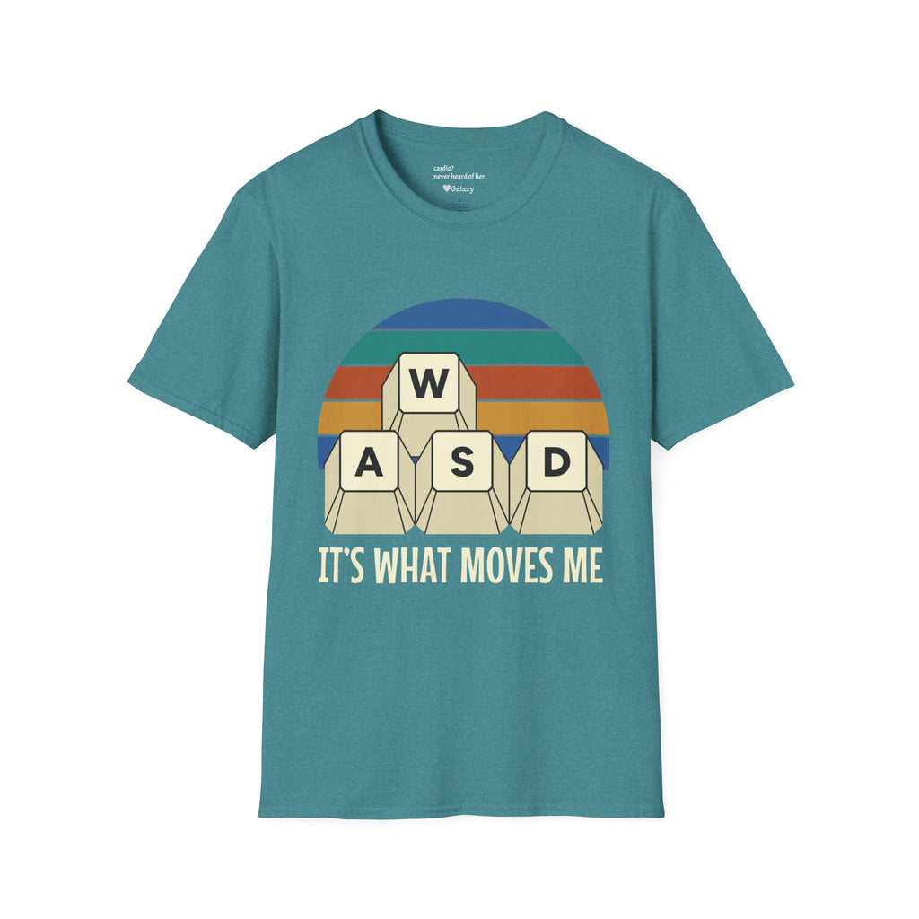 Retro WASD it's what moves me T-Shirt