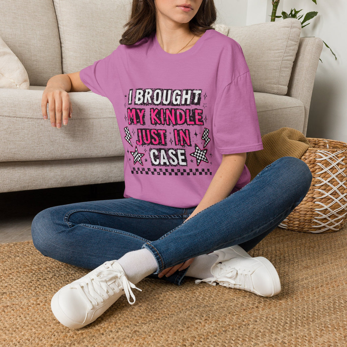 I Brought My Kindle Just In Case T-Shirt
