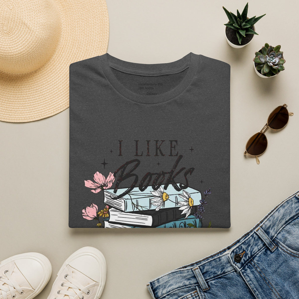 I Like Books More Than I Like People T-shirt