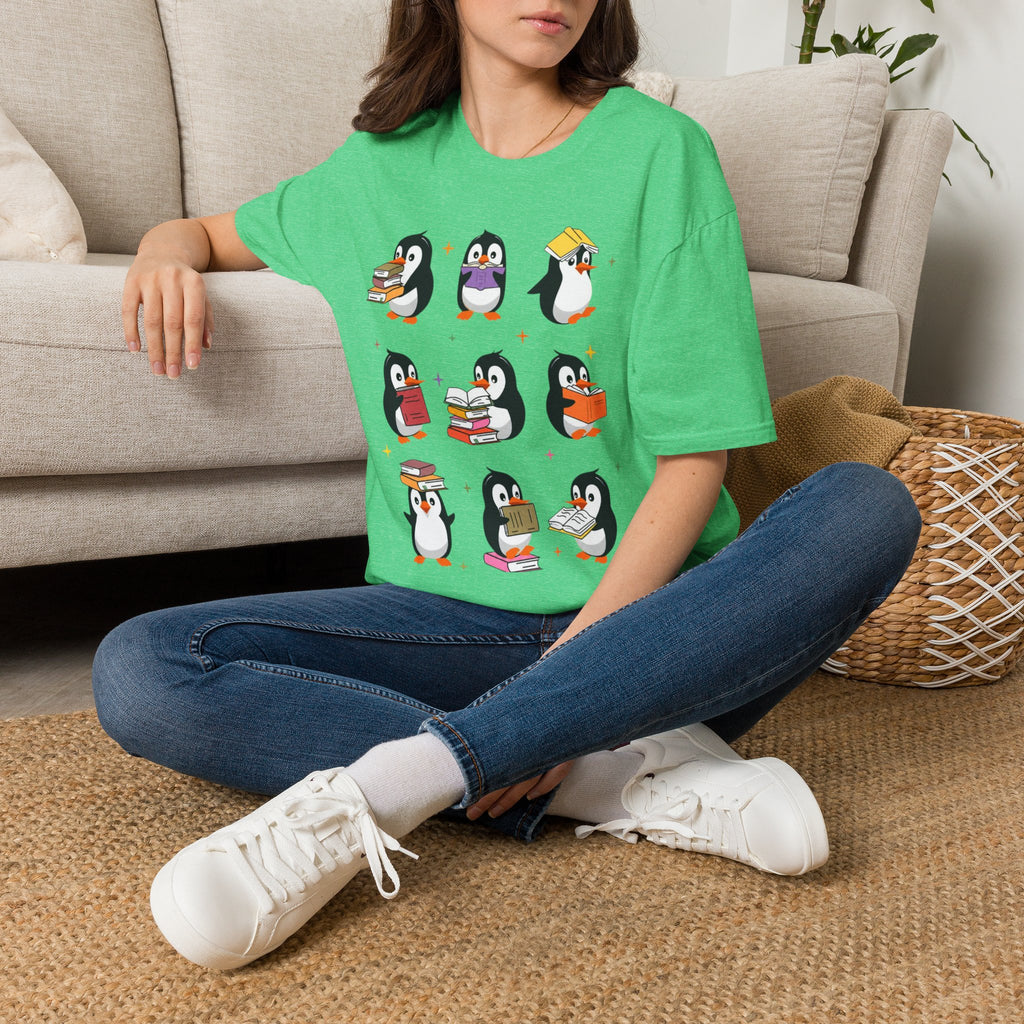 Penguin Reading T-Shirt