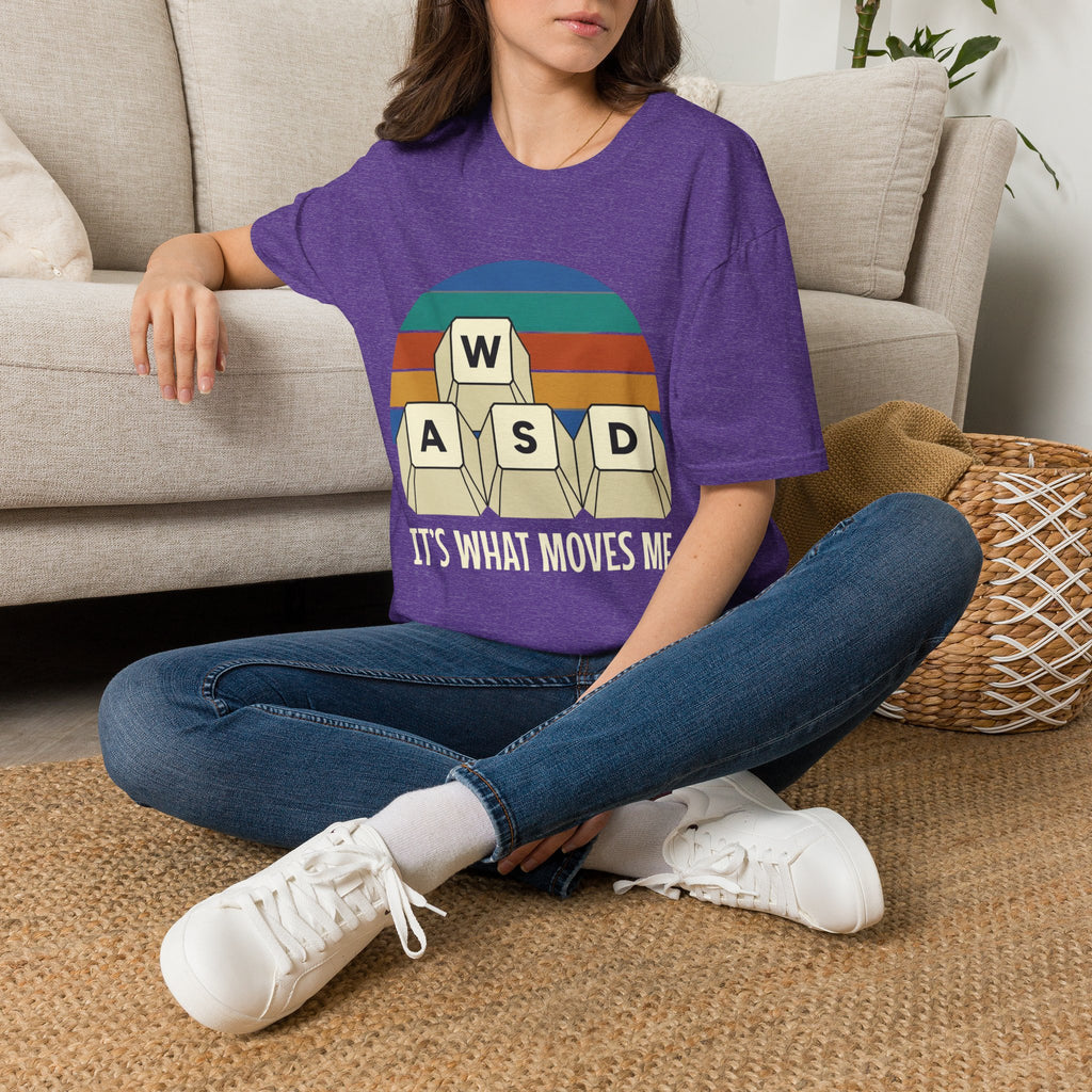 Retro WASD it's what moves me T-Shirt