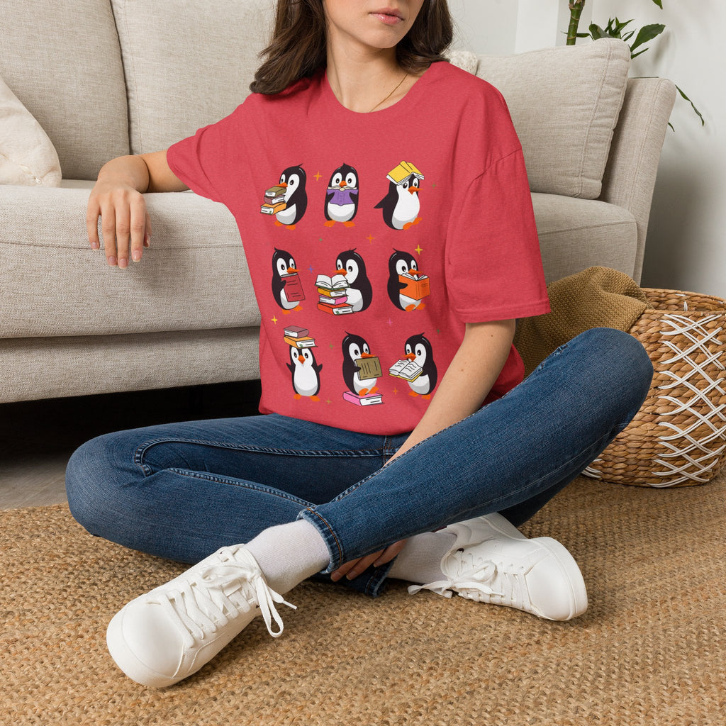 Penguin Reading T-Shirt