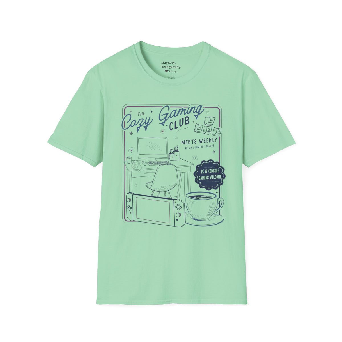 Cozy Gaming Club T-Shirt