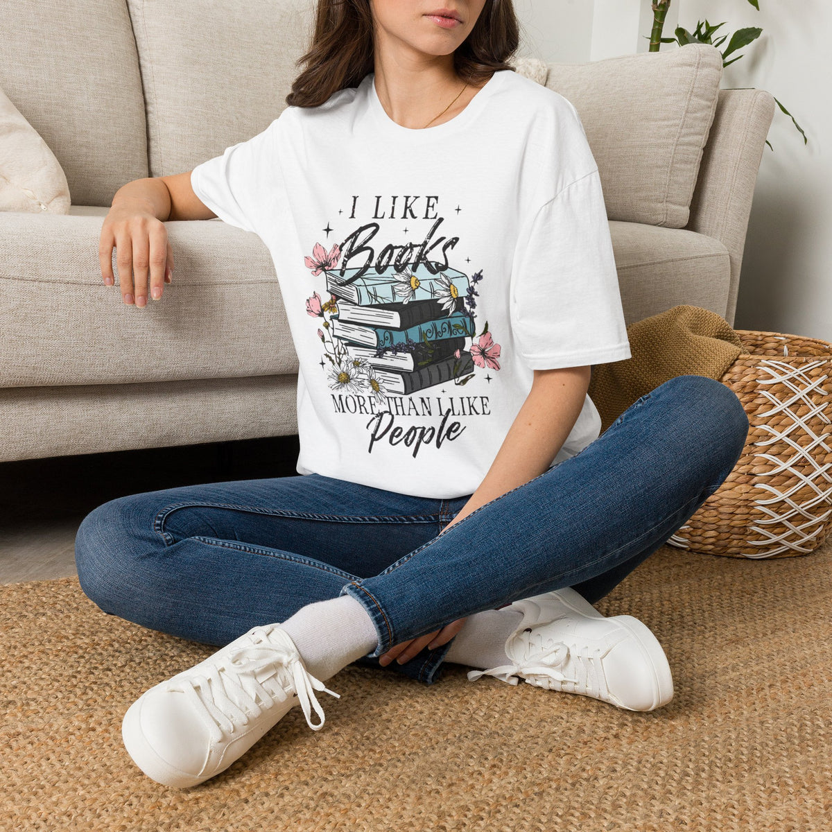 I Like Books More Than I Like People T-shirt