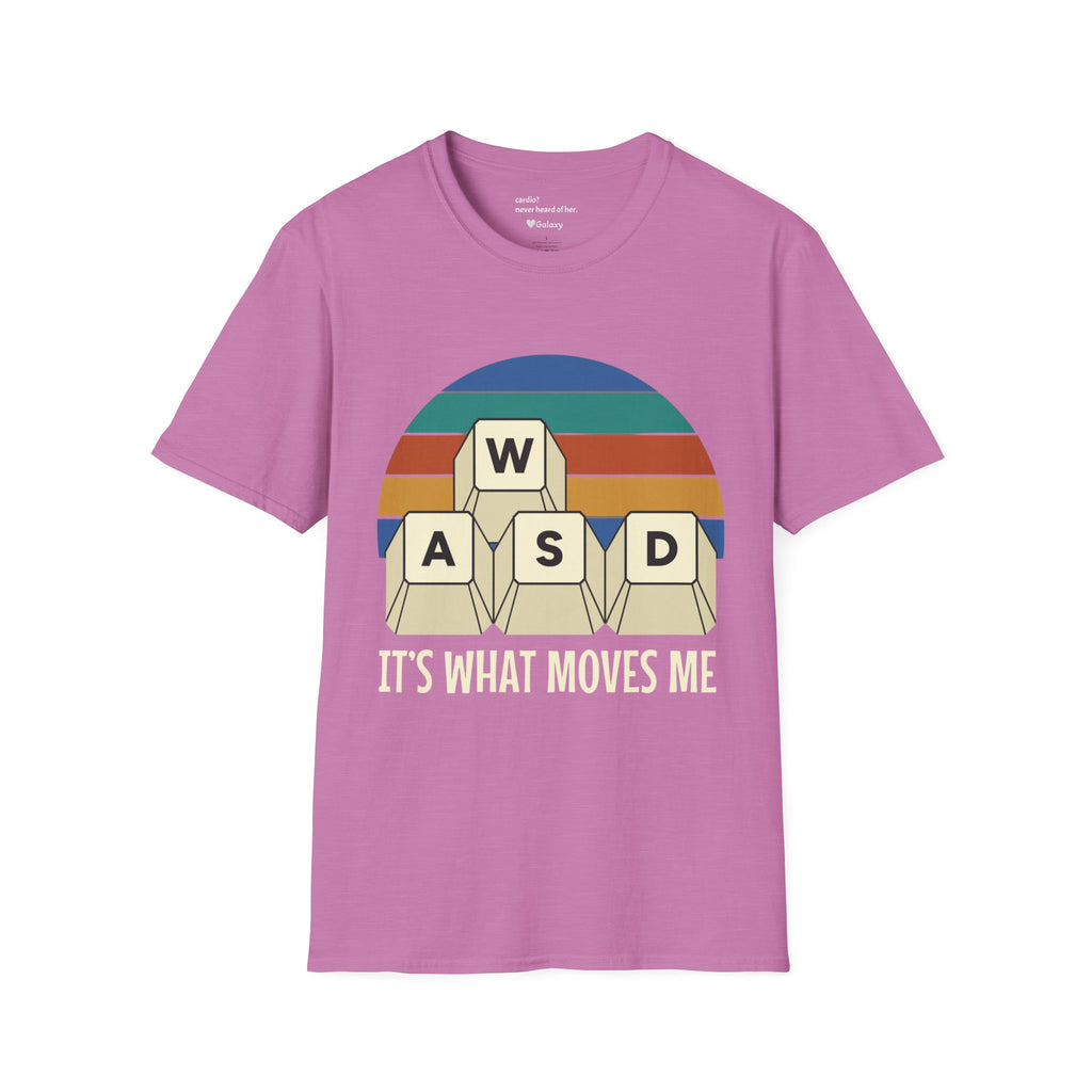 Retro WASD it's what moves me T-Shirt