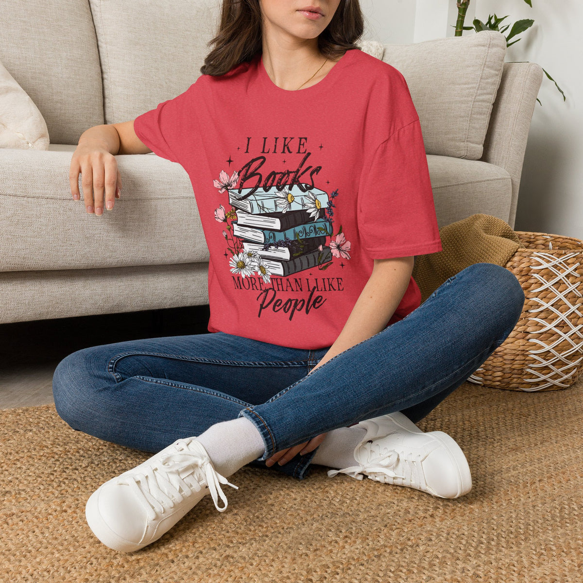 I Like Books More Than I Like People T-shirt