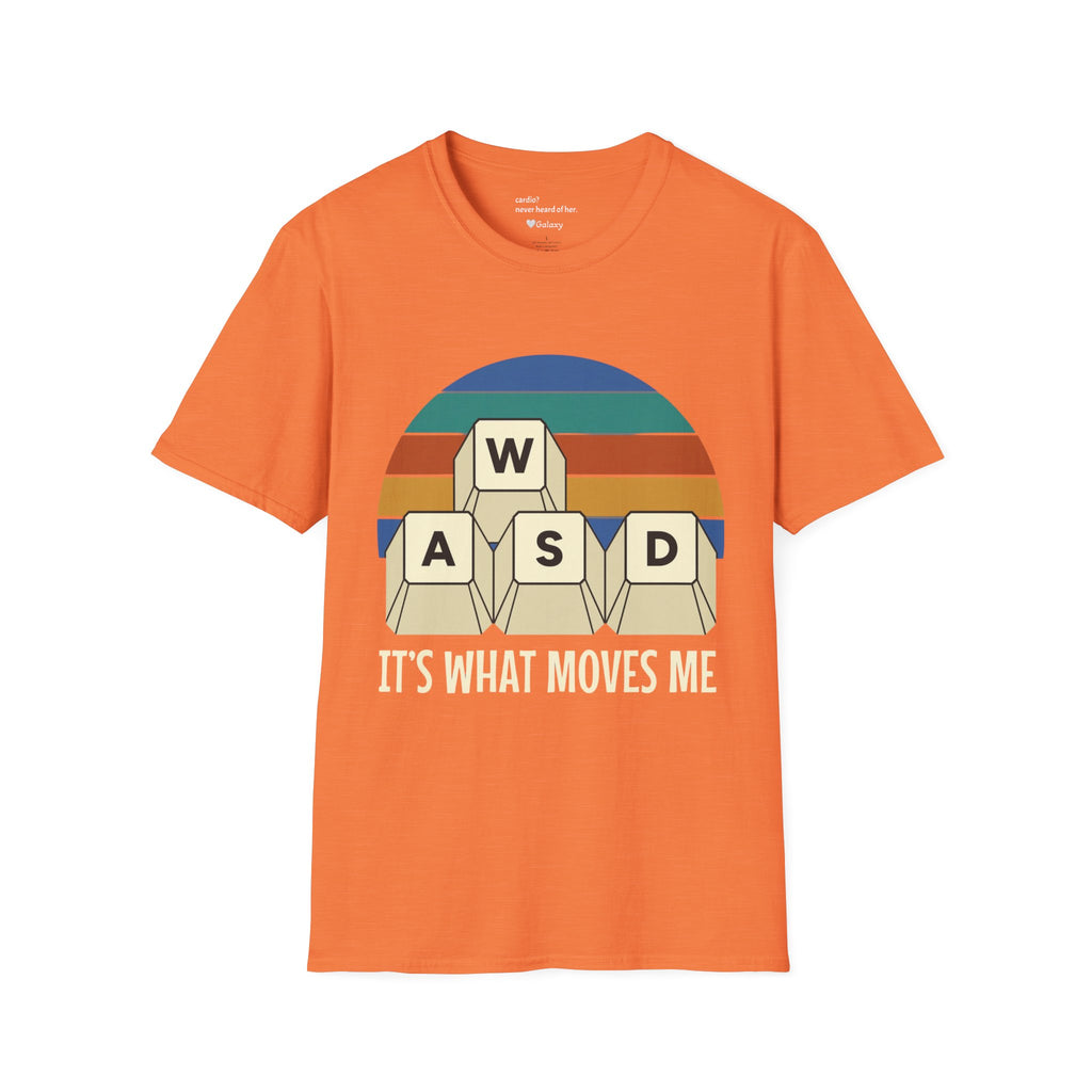 Retro WASD it's what moves me T-Shirt