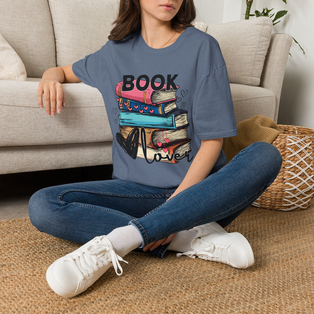 Book Lover Book Stack T-Shirt