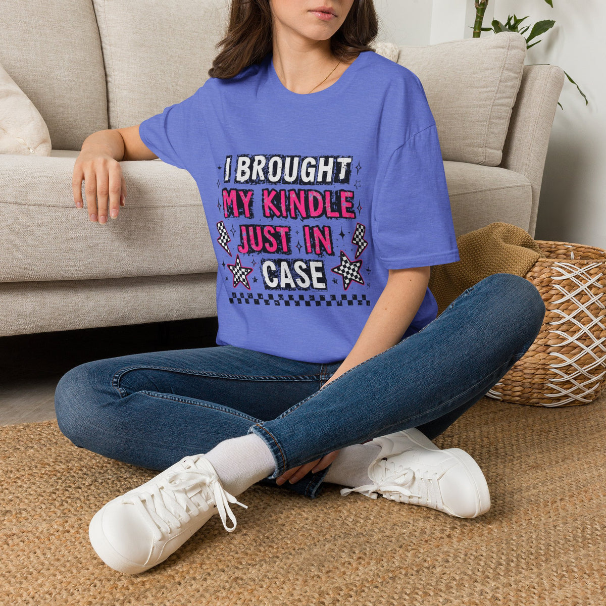 I Brought My Kindle Just In Case T-Shirt