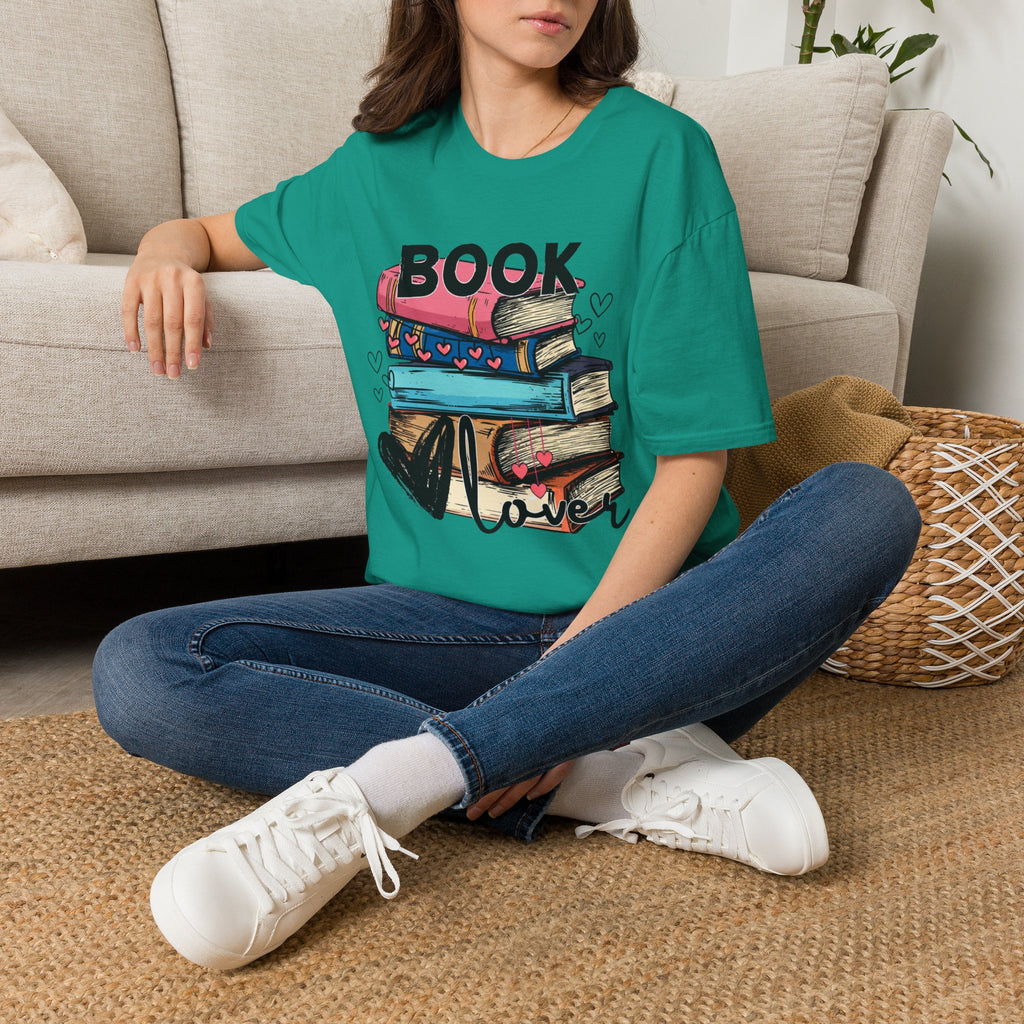 Book Lover Book Stack T-Shirt