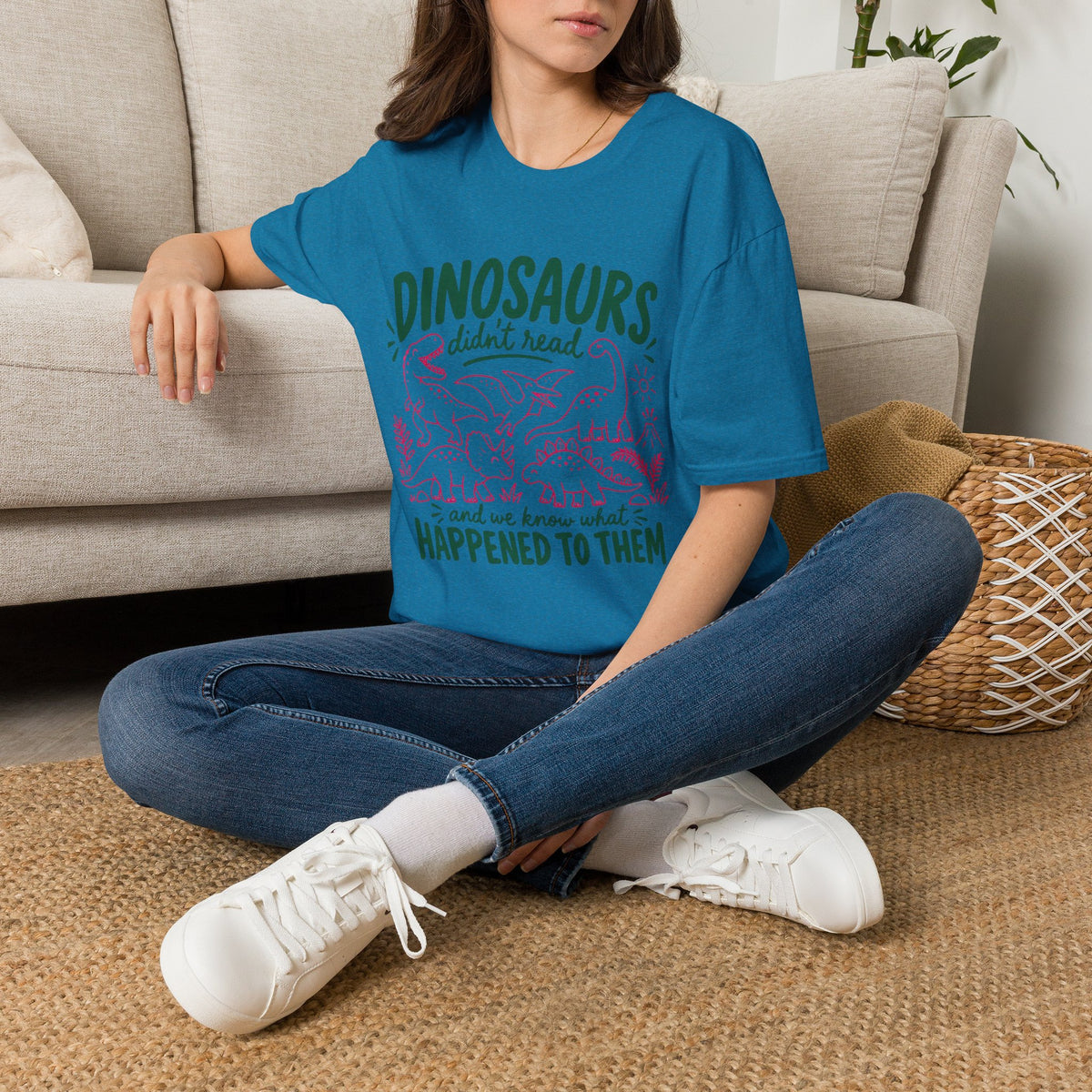 Dinosaurs Didn't Read T-Shirt