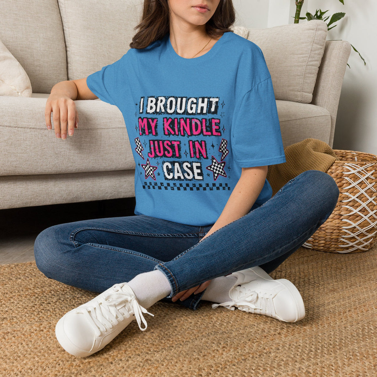 I Brought My Kindle Just In Case T-Shirt