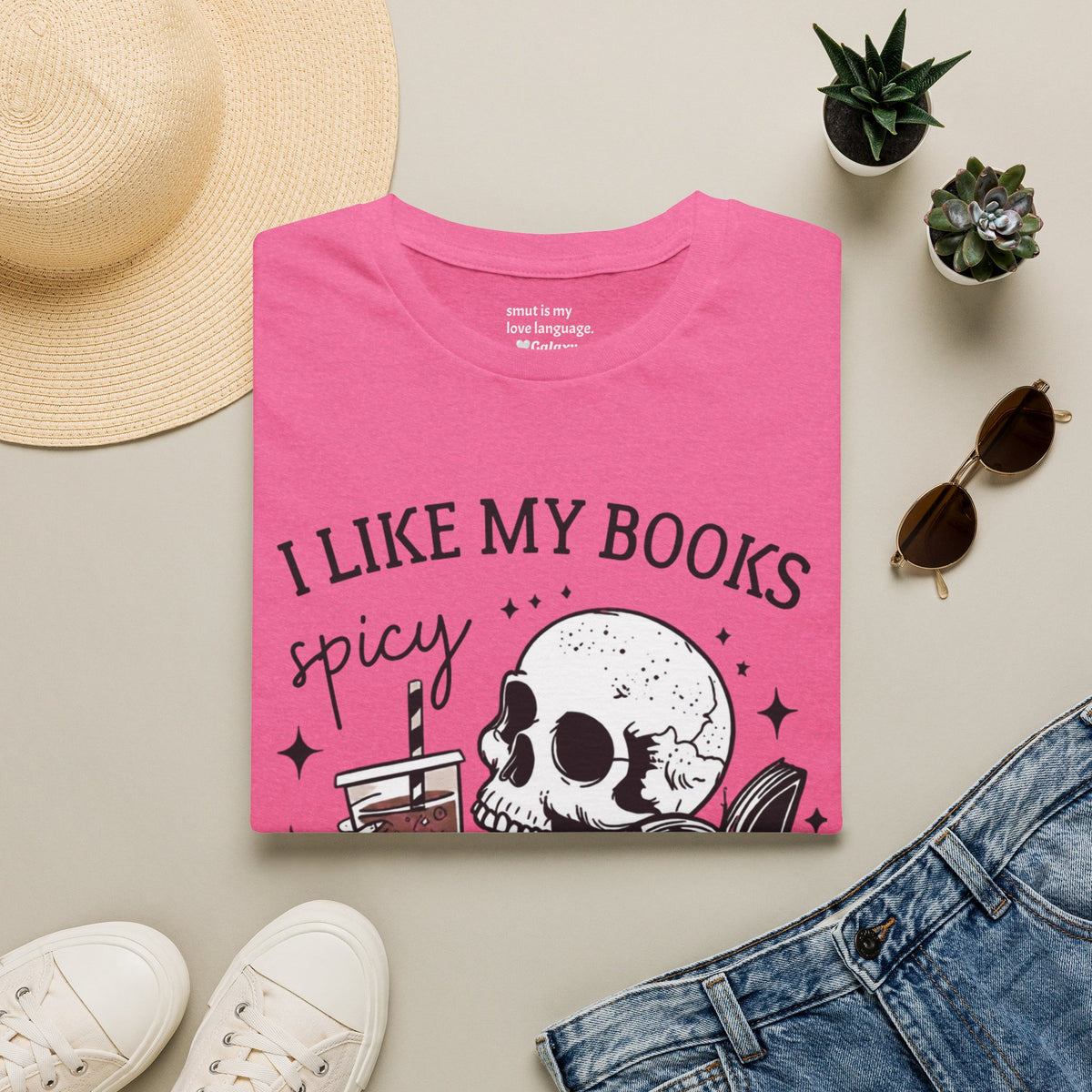 I Like My Books Spicy & My Coffee Icy T-Shirt
