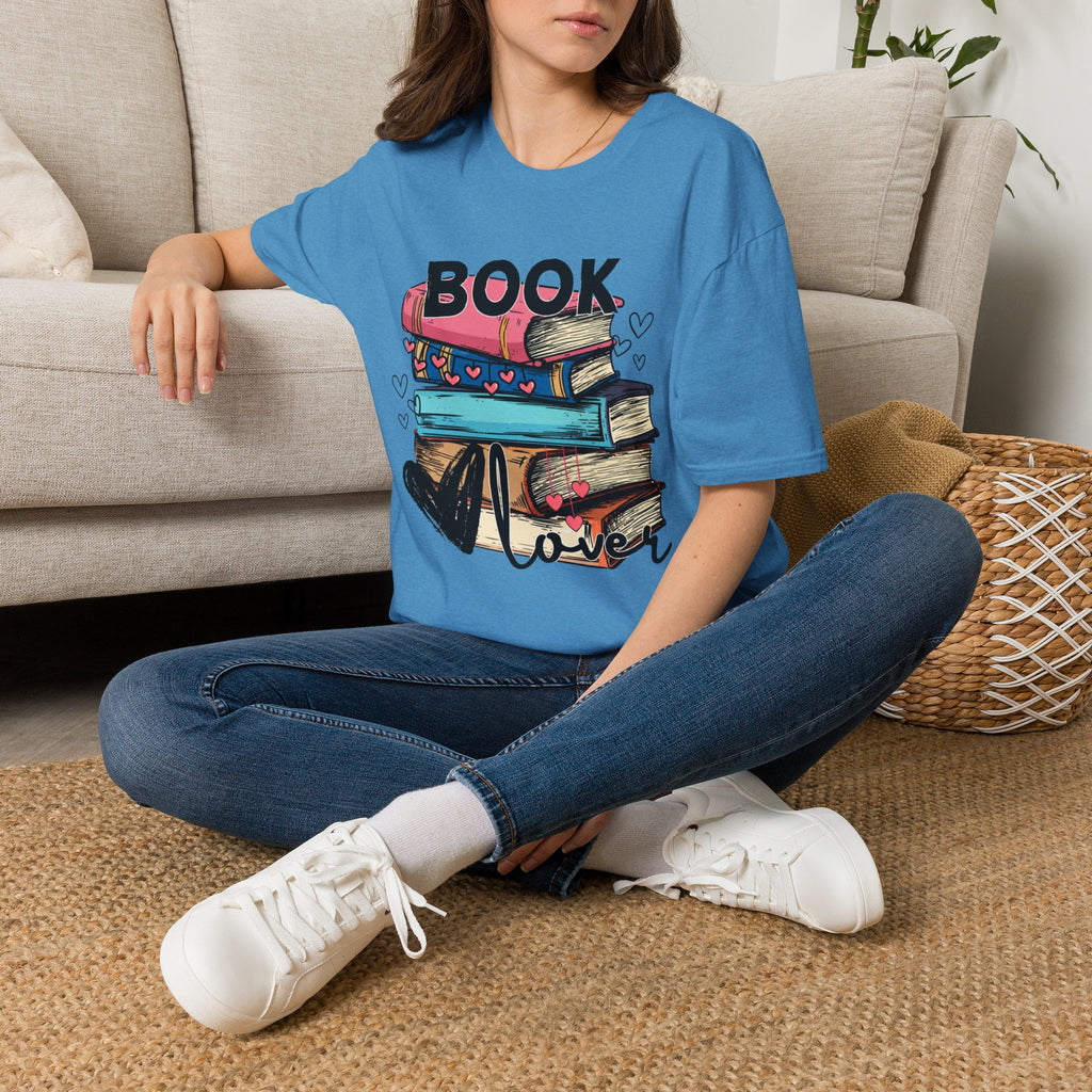 Book Lover Book Stack T-Shirt