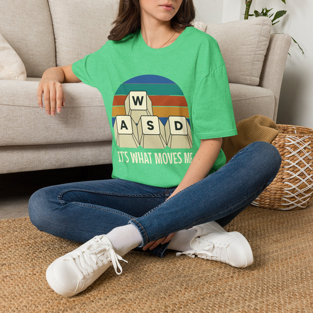 Retro WASD it's what moves me T-Shirt