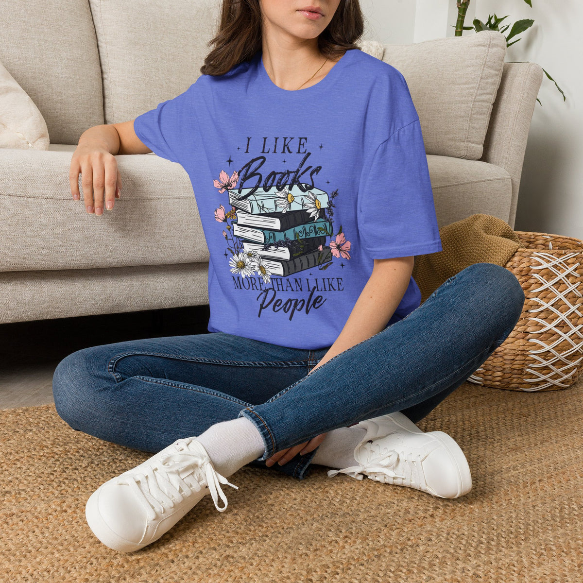 I Like Books More Than I Like People T-shirt